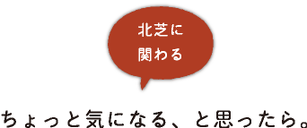 北芝に関わる